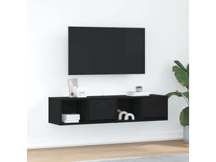 Meuble tv coloris noir  <strong></strong>  <strong></strong>