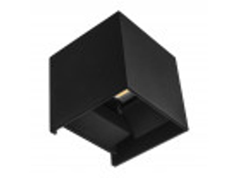  Applique extérieure fabrilamp segmento coloris noir led intégrée 10 w 800 lm 6000 k ip65 10 x 10 x 10 cm 170362209 - Conforama B