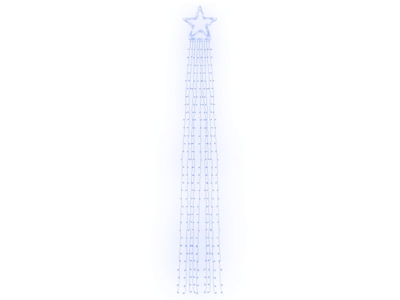  Guirlande de sapin de noël, éclairage de noël 320 led bleu 375 cm cf62344  - Conforama D