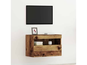 Meuble tv coloris marron 60 cm   