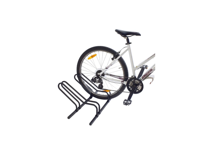  Râtelier 2 vélos cyclo en métal noir 71,5 x 48 x 29,5 cm  - Conforama A