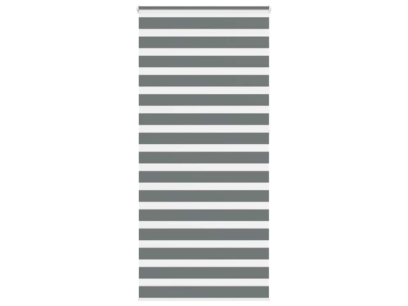  Store zèbre, store de fenêtre gris foncé largeur du tissu 100,9 cm polyester cf48540  - Conforama B