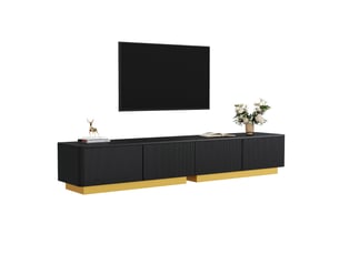 Meuble tv coloris noir