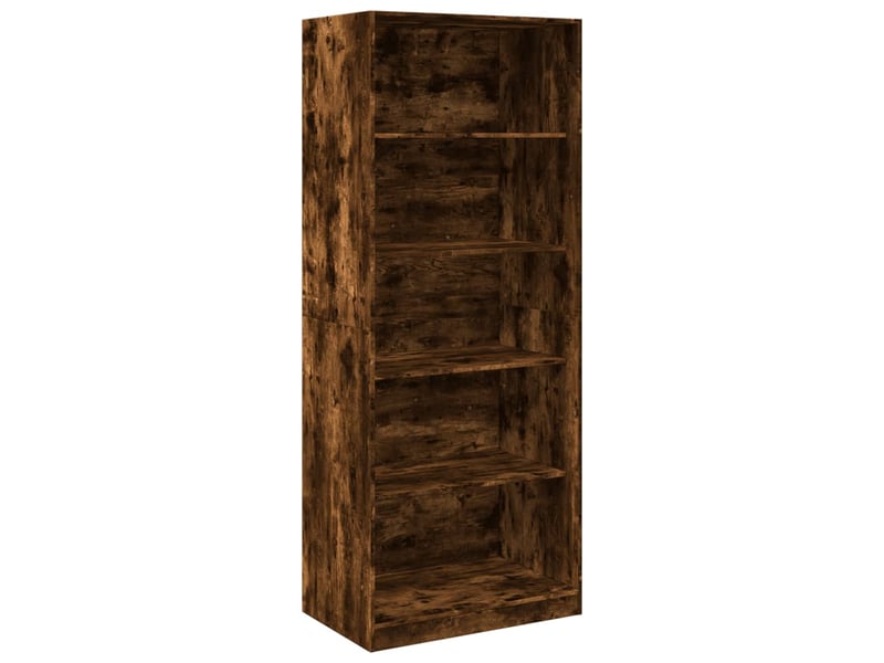  Garde-robe, armoire de rangement chêne fumé 80x50x200 cm bois d'ingénierie shl76572  - Conforama A