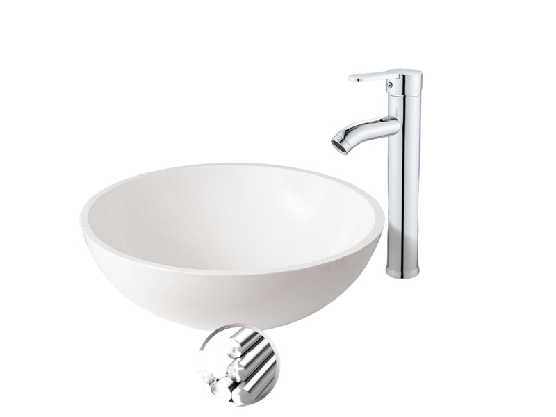 Robinet mitigeur eau chaude et froide, robinet de lavabo à poignée unique (couleur: galvanoplastie de haute qualité) - Conforama C