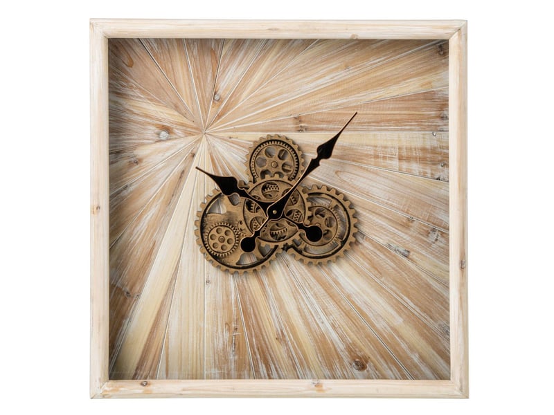  Horloge murale mécanisme quill 60cm beige  - Conforama A