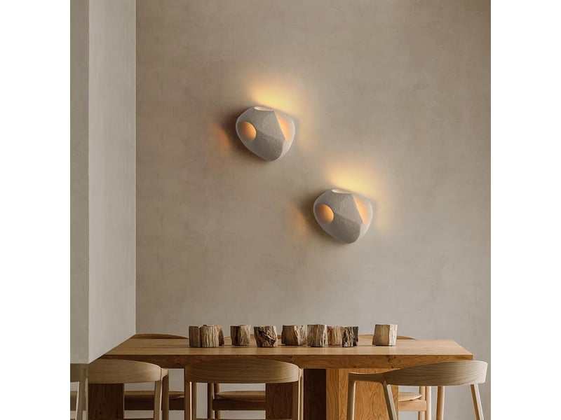  Applique murale intérieure de style wabi-sabi  chambre art déco pour salon chambre couloir  - Conforama E
