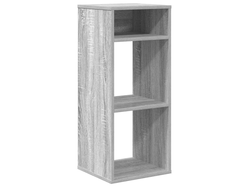  Bibliothèque, meuble de rangement salon sonoma gris 34x31x80 cm bois d'ingénierie  - Conforama A