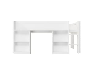 Lit mezzanine 90x200 cm LEYTN coloris blanc
