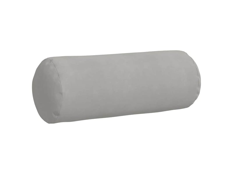  Lot de 2 coussins d'accent, coussins décoratifs, coussins lombaires gris clair ø 25 x 70 cm cf56731  - Conforama D