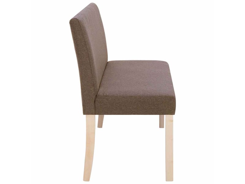  Banc d'entrée, banc d'intérieur 139,5 cm marron polyester  - Conforama D