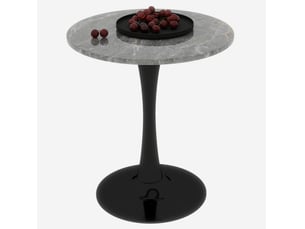 Table basse rond(e) coloris bicolore OKWISH  - 70 cmx70 cm
