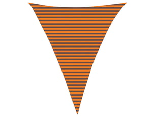 Voile d'ombre - voile d'ombrage - voile parasol 4 x 5 x 5 m 100 % polyester oxford triangulaire