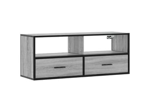 Meuble tv coloris gris 100 cm <strong></strong>  <strong></strong>