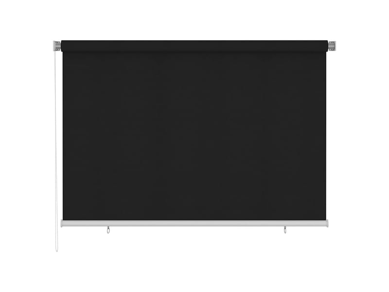 Store enrouleur, store roulant d'extérieur 225 (l) x 140 (h) cm noir cf47386 - Conforama A