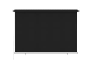 Store enrouleur, store roulant d'extérieur 225 (l) x 140 (h) cm noir cf47386