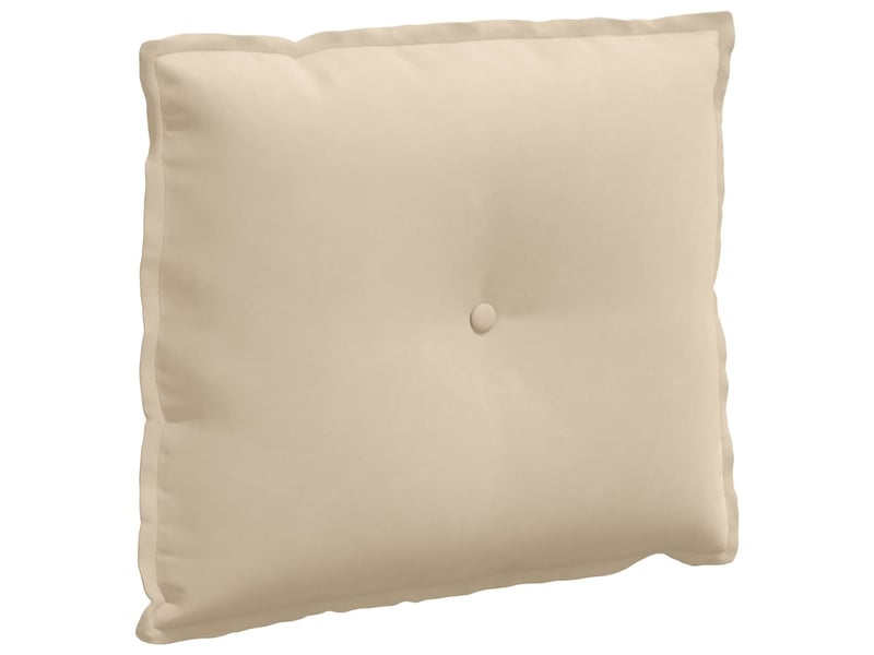 Coussin de dos, coussin de dossier crème 60 x 50 cm tissu en microfibre cf54635 - Conforama A