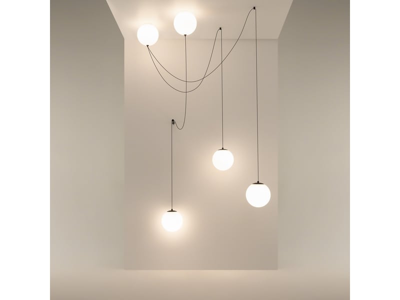  Maytoni twins suspension led double noire 3000k  - Conforama E