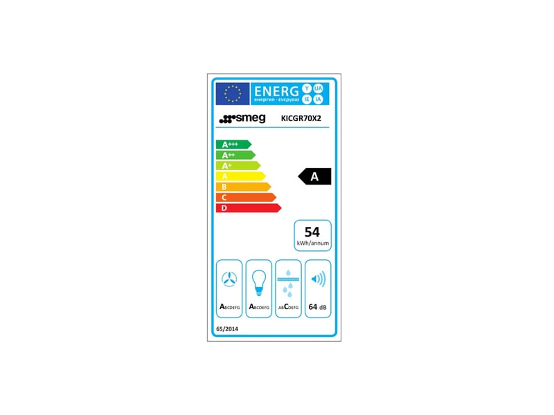  Hotte intégrée 70 cm inox 3 vitesses 610 m3h led 7960913 - Conforama C