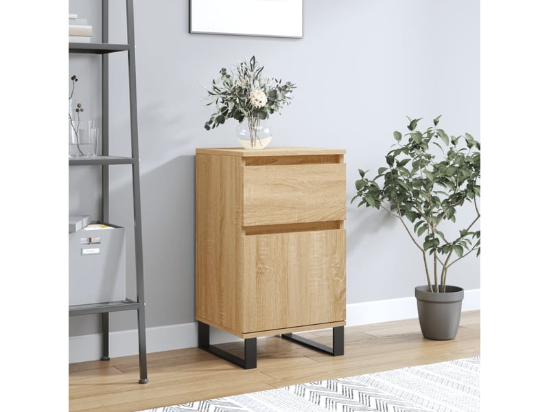  Buffet - bahut - meuble de rangement chêne sonoma 40x35x70 cm bois d'ingénierie  - Conforama B