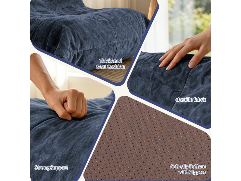  Pouf poire, 90x100x80 cm, bleu cao-T3800P569010-conf-NEW - Conforama E