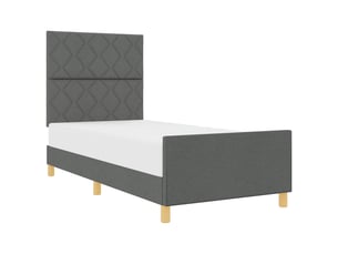 Lit simple 100x200 cm    coloris gris