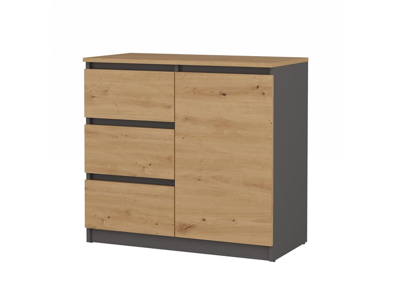 Commode malwa 1d3sba anthracite artisan topeshop_5904507205966 - Conforama A