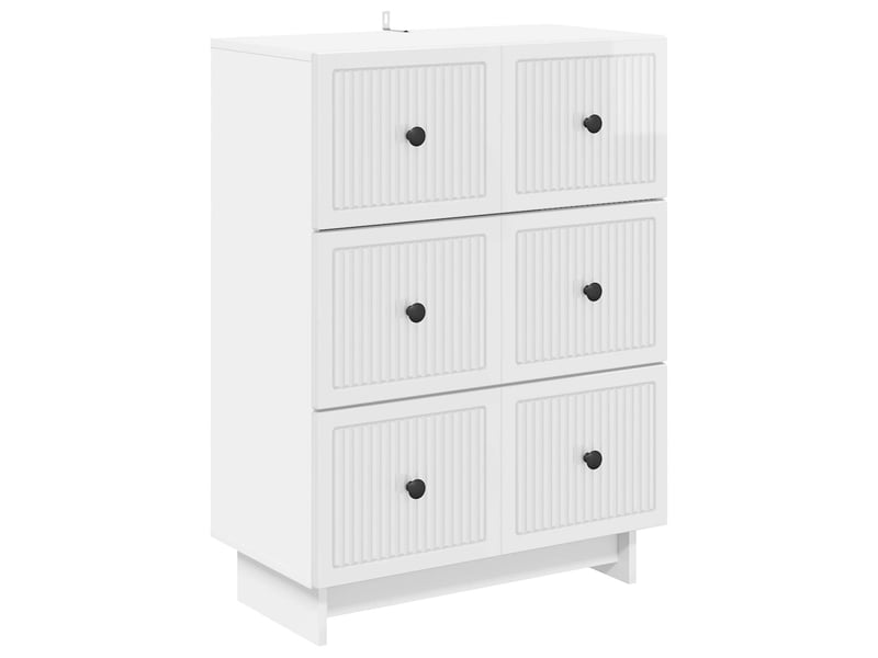  Armoire de rangement bureau, armoire à tiroirs 66 x 34,5 x 90 cm bois d'ingénierie shl4873  - Conforama A