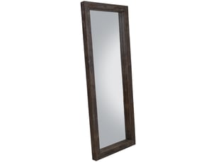 Miroir rectangulaire à fixer coloris marron <strong>WANDERLUST DECO</strong> <strong></strong> - 70 cm x 7 cm