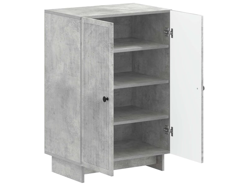  Meuble à chaussures, armoire à chaussures ede 59,5x39,5x90 cm bois d'ingénierie shl2427  - Conforama C