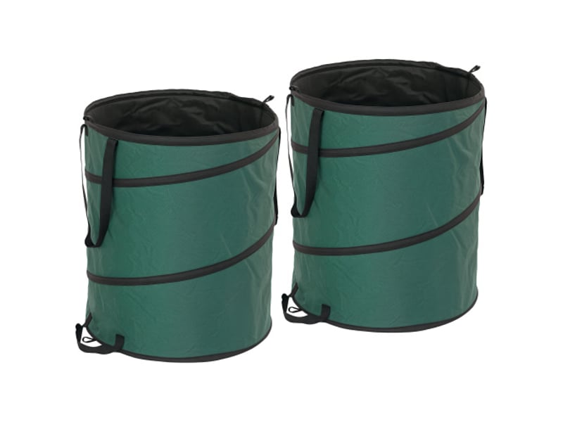  Sac à déchets de jardin 2x160 l, étanche, autoportant, couvercle zippé, réutilisable  - Conforama A