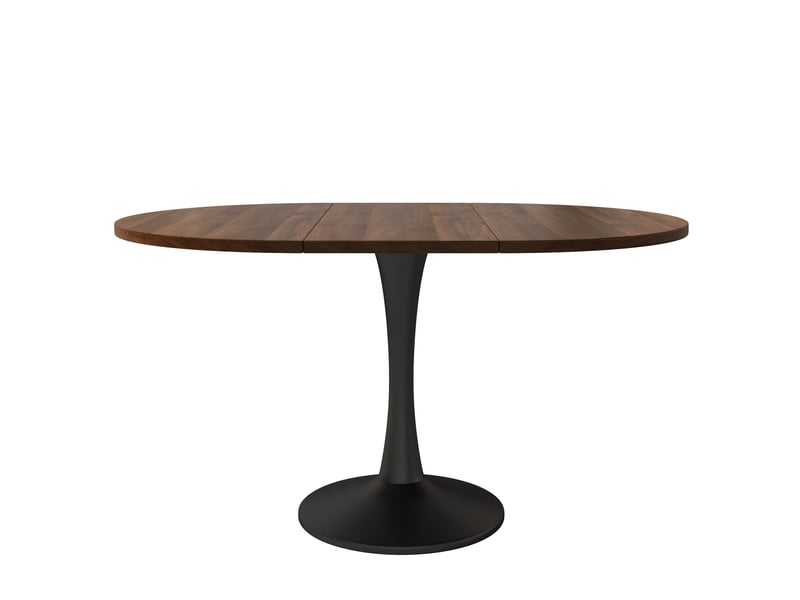  Table extensible ovale effet noyer 100-140 x 100 cm Fay Lum - Conforama R