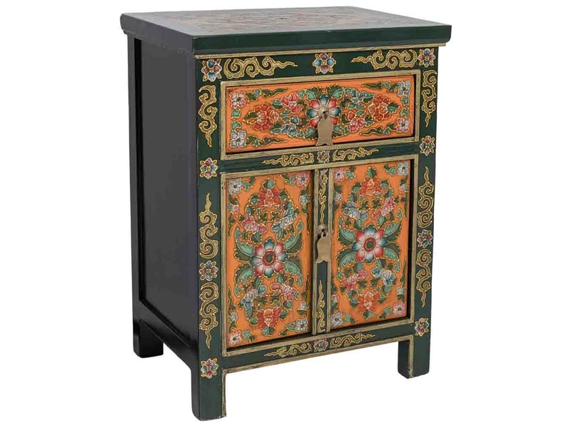  Console d'entrée multicolore en bois 50x35x68 cm h  - Conforama A
