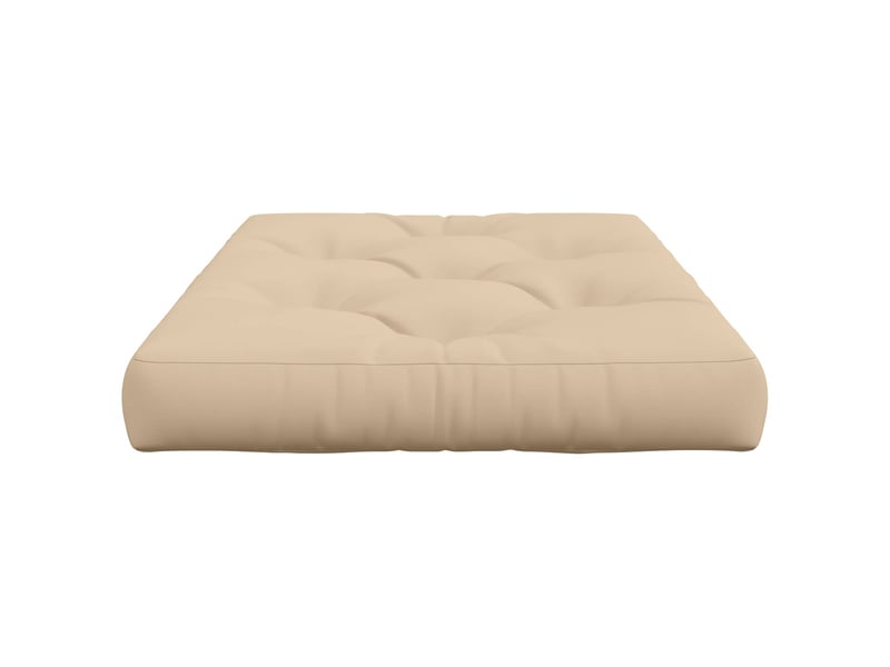  Coussin de siège en palette, coussin d'assise vianen 100 % polyester crème cf55882  - Conforama C