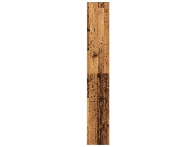  Bibliothèque, meuble de rangement salon vieux bois 60x30x189 cm bois d'ingénierie  - Conforama D