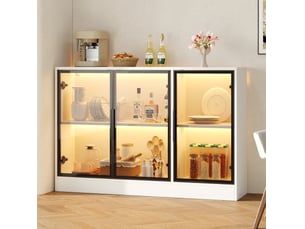 Vitrine coloris blanc VIVRYN - x73 cm