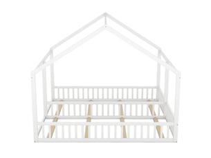 Lit simple 90x200 cm MAISONORA coloris blanc