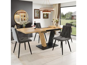 Ensemble table rectangulaire  4 chaise(s)  <strong>FLORAGRACE</strong> <strong></strong> 