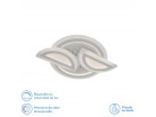 Plafonnier led fabrilamp alhena blanc 120 w 16200 lm 3000-4000-6500 k télécommande 5x56x40 cm