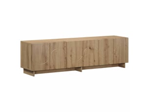 Meuble tv coloris bois clair  <strong></strong>  <strong></strong>