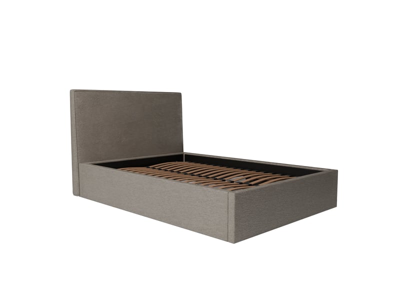  Lit coffre 160x200cm - beige - collection emma - morphea  - Conforama A