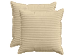Lot de 2 housses de coussin houten gris vert clair 65 x 65 cm cf49330