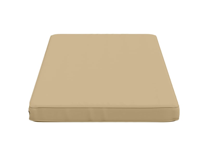  Lot de 2 coussins de banc, coussins d'assise vught 100 % polyester beige cf57790  - Conforama D