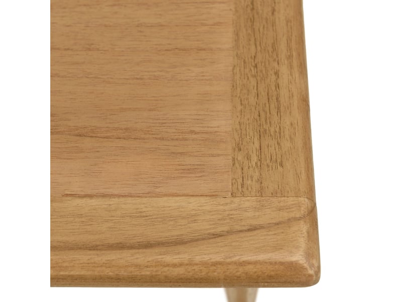  Amy - console 110cm en bois de mindi pieds croisés  - Conforama C