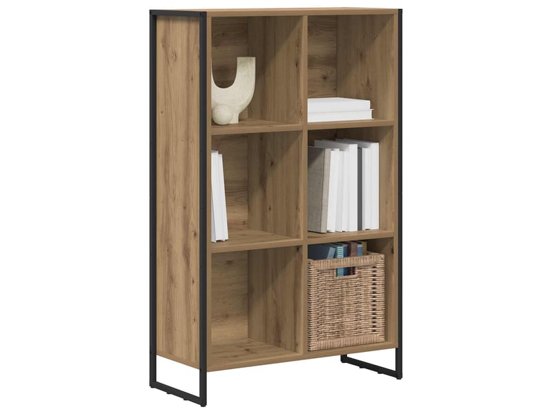 Bibliothèque, armoire à livres 99,5 x 30 x 108,5 cm bois d'ingénierie - Conforama C