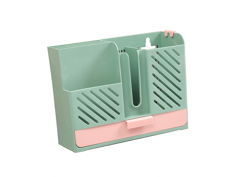  Égouttoir à couverts mural en plastique pour baguettes, cuillères et couteaux (vert)  - Conforama D