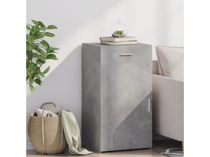 Buffet cuisine, meuble de rangement, bahut gris béton 50x42,5x93 cm bois d'ingénierie shl74478