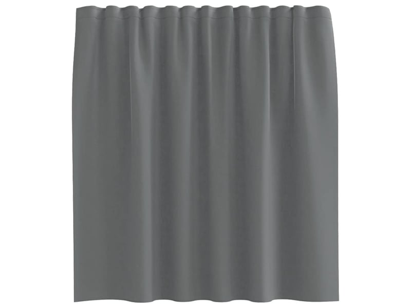  Lot de 2 rideaux en voile, voilages à œillets gris foncé cf44272  - Conforama D