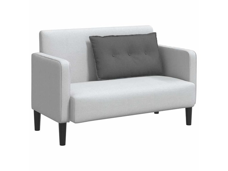 Coussin de dos, coussin de dossier gris foncé 80 x 19 x 50 cm tissu cf54731 - Conforama C