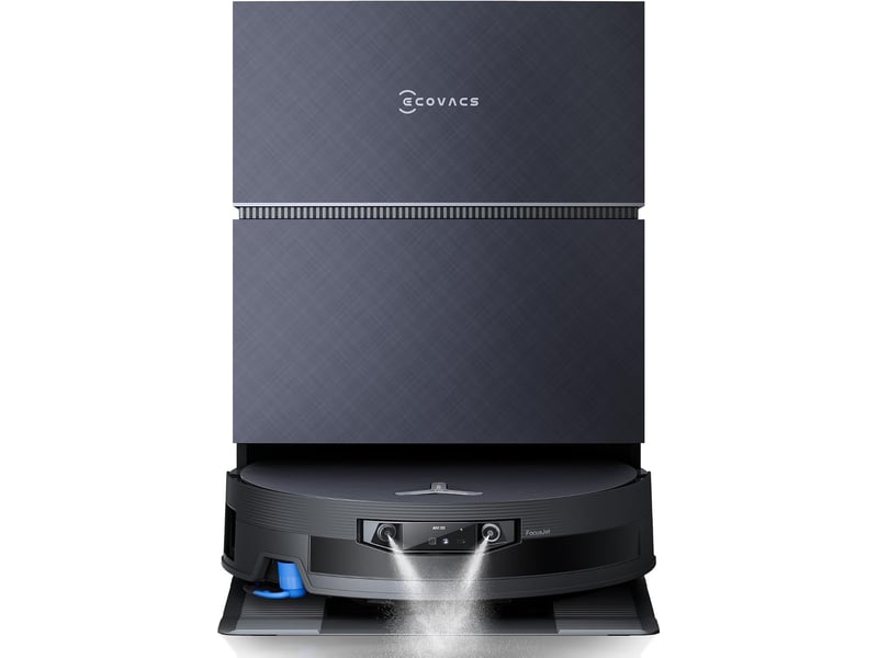 ECOVACS DEEBOT X12 Pro Omni Robot Aspirateur Laveur, 22000Pa, PowerBoost,OZMO Roller 3.0,TruEdge 4.0 22000Pa, TruEdge 4.0, 4cm - Conforama A